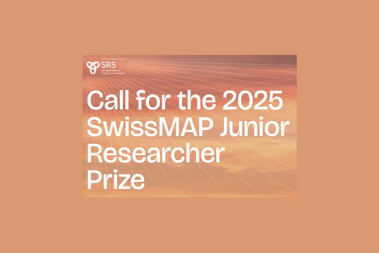 SwissMAP Junior Researcher Prize 2025