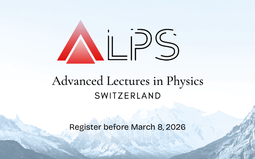 Registrations are open for ALPS III